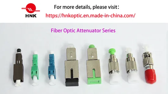 Sc PC APC Male to Female Fix Fiber Optic Attenuator