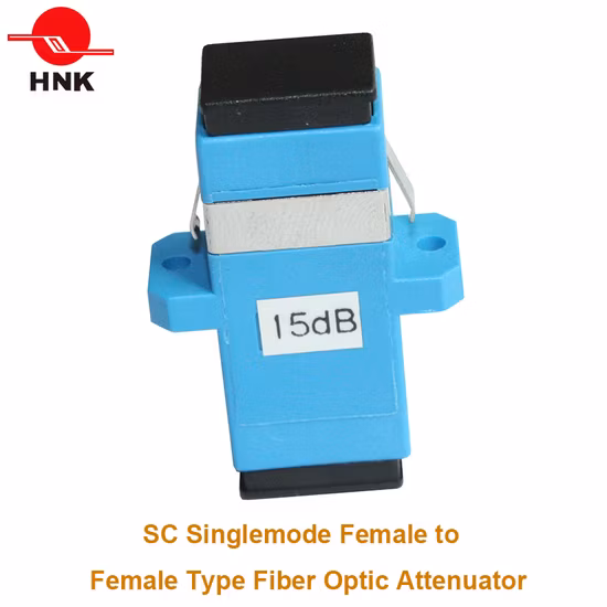 Sc PC APC Male to Female Fix Fiber Optic Attenuator