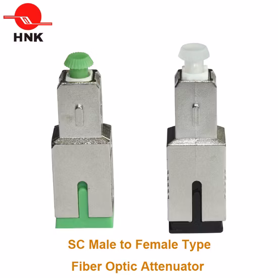 Sc PC APC Male to Female Fix Fiber Optic Attenuator