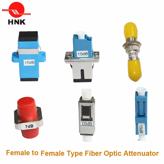 Sc PC APC Macho para Fêmea Fixar Atenuador de Fibra Óptica